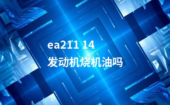 ea211 14发动机烧机油吗